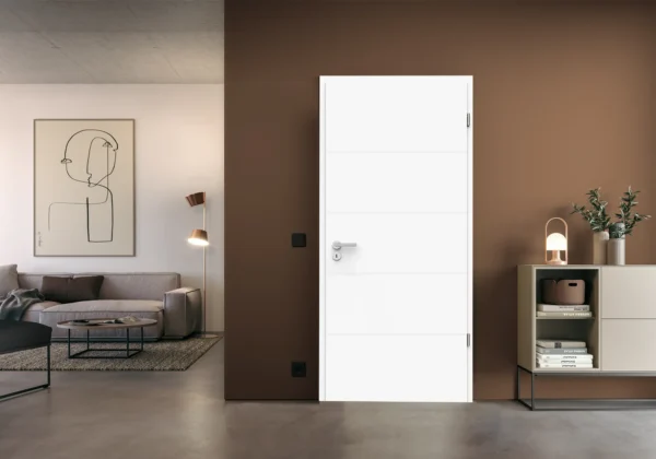 Zimmertür White-Design 01